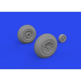 Eduard P-51D wheels cross tread (Eduard)