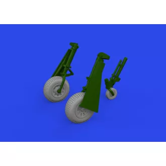 Eduard P-51D wheels block tread 2 (Eduard)