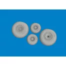 Eduard B-24H wheels (Airfix)