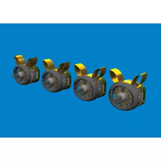 Eduard B-24H engines PRINT (Airfix)