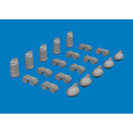 Eduard MG 15 magazines & case catchers PRINT