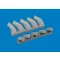 Eduard Mosquito exhaust stacks PRINT (Tamiya)