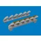 Eduard Bf 109G-6 exhaust stacks PRINT (Tamiya)