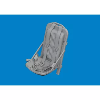 Eduard P-51D seat w/ integral belts PRINT (Eduard)