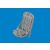 Eduard P-51D seat w/ integral belts PRINT (Eduard)