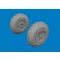 Eduard P-51D wheels block tread for Arma Hobby műgyanta repülő kiegészítő