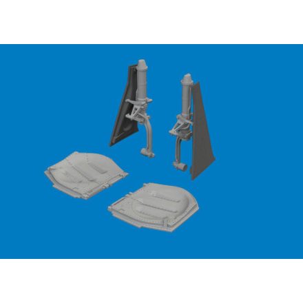 Eduard P-51D undercarriage legs PRINT (Arma Hobby)