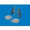 Eduard P-51D undercarriage legs PRINT (Arma Hobby)