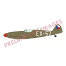 Eduard - Avia S-199 bubble canopy repülő makett