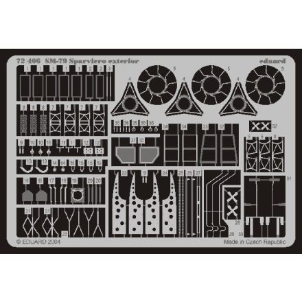 Eduard SM 79 Sparviero exterior (Italeri)