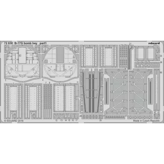 Eduard B-17G bomb bay for Airfix fotómaratás