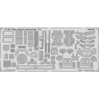   Eduard F-35B canopy & undercarriage for Italeri fotómaratás