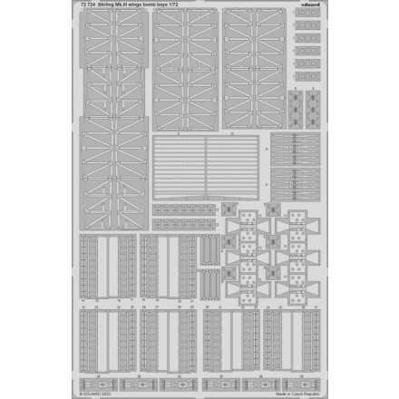 Eduard Stirling Mk. III wings bomb bays (Italeri)