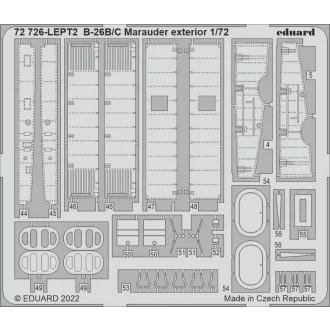   Eduard B-26B/C Marauder exterior for HASEGAWA / HOBBY 2000 fotómaratás