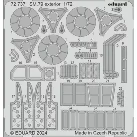 Eduard SM.79 exterior (Italeri)