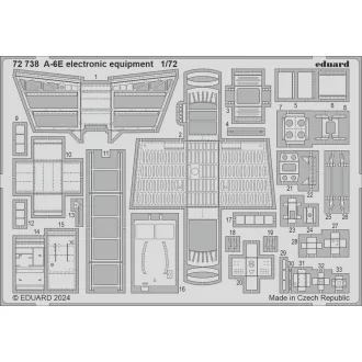 Eduard A-6E electronic equipment fotómaratás