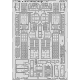 Eduard E-2C/ C+ undercarriage (Heller)