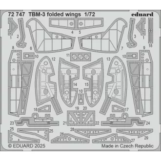 Eduard TBM-3 folded wings HOBBY BOSS fotómaratás