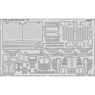 Eduard B-24D undercarriage for Airfix fotómaratás