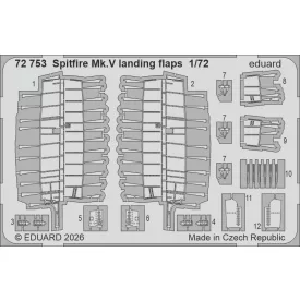 Eduard Spitfire Mk. V landing flaps (Eduard)