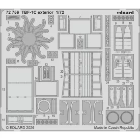 Eduard TBF-1C exterior (Hobby Boss)
