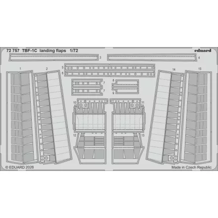 Eduard TBF-1C landing flaps (Hobby Boss)