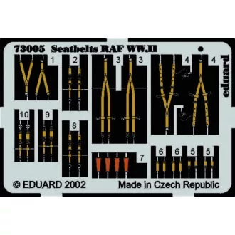 Eduard Seatbelts RAF WW.II fotómaratás