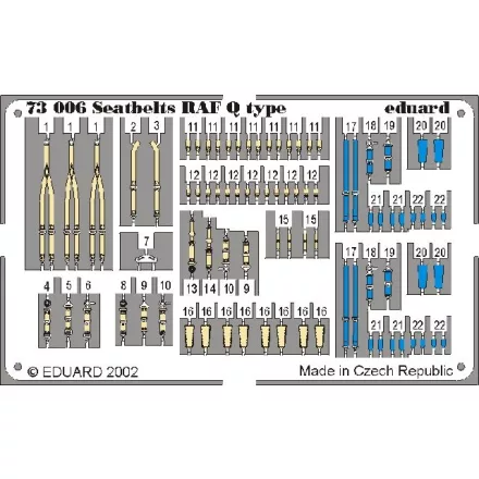 Eduard Seatbelts RAF Q type