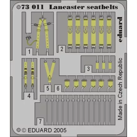 Eduard Lancaster seatbelts