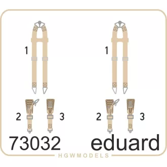   Eduard Seatbelts Luftwaffe WWII bombers SUPERFA fotómaratás