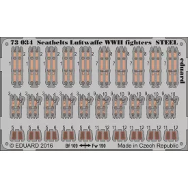 Eduard Seatbelts Luftwaffe WWII fighters STEEL
