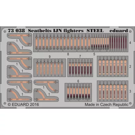 Eduard Seatbelts IJN fighters STEEL