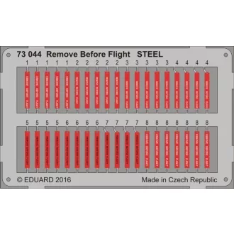 Eduard Remove Before Flight STEEL fotómaratás