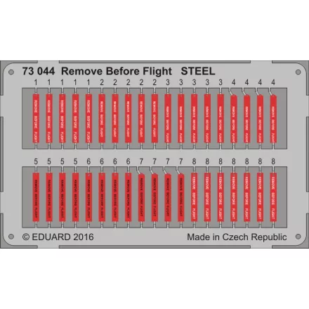 Eduard Remove Before Flight STEEL