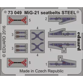 Eduard MiG-21 seatbelts STEEL