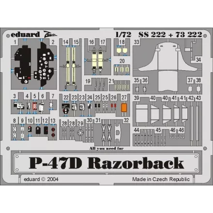 Eduard P-47D-20 (Tamiya)