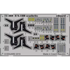 Eduard F/ A-18D seatbelts (Academy)