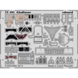 Eduard Gladiator for Airfix fotómaratás