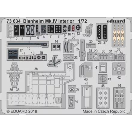 Eduard Blenheim Mk. IV interior (Airfix)