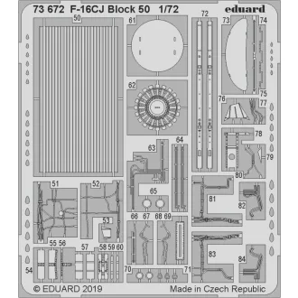 Eduard F-16CJ Block 50 for Tamiya fotómaratás