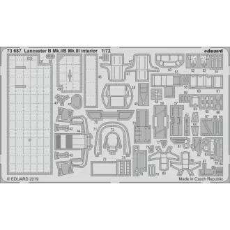   Eduard Lancaster B Mk.I/B Mk.III interior for Airfix fotómaratás