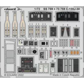 Eduard C-130J-30 interior (Zvezda)