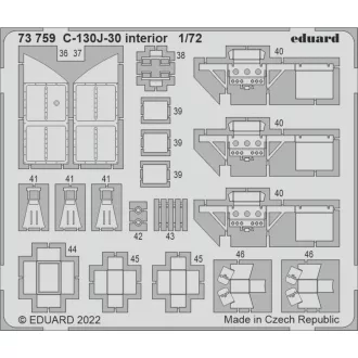 Eduard C-130J-30 interior for ZVEZDA fotómaratás