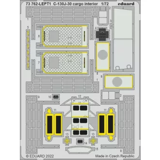 Eduard C-130J-30 cargo interior for ZVEZDA fotómaratás