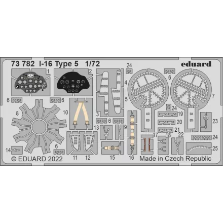 Eduard I-16 Type 5 (Clear Prop)