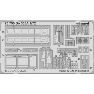 Eduard Do 335A for HOBBY 2000 / DRAGON fotómaratás