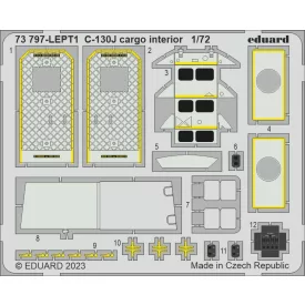 Eduard C-130J cargo interior (Zvezda)
