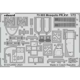 Eduard Mosquito PR.XVI AIRFIX fotómaratás