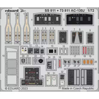 Eduard AC-130J interior ZVEZDA fotómaratás