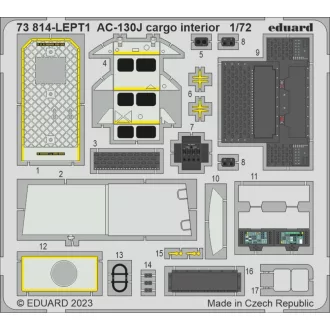 Eduard AC-130J cargo interior ZVEZDA fotómaratás